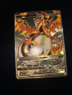 🔥2020 Pokemon MAX Charizard OX HP500 Gold Foil, Card 52/100🔥 fan art card - Image 1