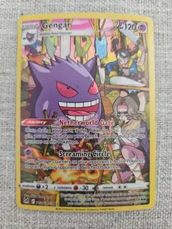 Pokemon Gengar Full Art Ultra Rare Holo TG06/TG30 Lost Origin 120 HP Stage 2 - Image 1