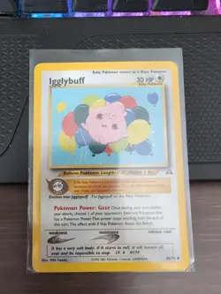 Pokemon Igglybuff Neo Discovery 40/75 Unlimited LP Condition - Image 1