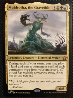 English - MTG Muldrotha, The Gravetide - Foundations - Image 1