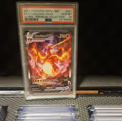 Pokemon Charizard VMAX SWSH261 Ultra-Premium Promo Holo PSA 10 SWSH 2022 - Image 1