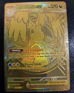 Mega Dragonite Ex 295/217 GOLD HYPER RARE POKEMON ASCENDED HEROES - Image 1