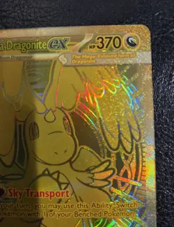 Mega Dragonite Ex 295/217 GOLD HYPER RARE POKEMON ASCENDED HEROES - Image 3