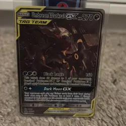 Pokemon TCG Umbreon & Darkrai GX SM241 Tag Team NM Condition - Image 1