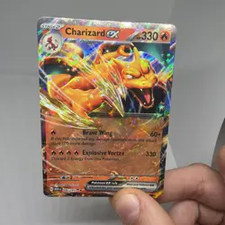 Pokemon TCG Charizard ex 006/165 Scarlet & Violet 151 Double Rare NM Mint B14 - Image 1