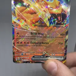 Pokemon TCG Charizard ex 006/165 Scarlet & Violet 151 Double Rare NM Mint B14 - Image 3