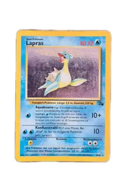 2000 POKEMON GERMAN FOSSIL 10/62 LAPRAS-HOLO DEUTSCH - Image 1