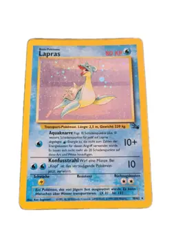 2000 POKEMON GERMAN FOSSIL 10/62 LAPRAS-HOLO DEUTSCH - Image 2