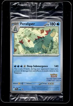 10x SEALED ILLUSTRATION CONTEST - SVP PROMOS PIKACHU FERALIGATR 213 214 215 - Image 2