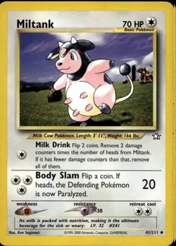 Miltank 41/111 Uncommon WOTC Neo Genesis Pokemon - Image 1