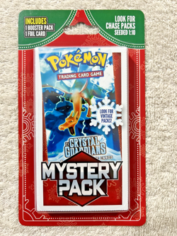 5x POKEMON MYSTERY PACK CRYSTAL GUARDIANS CHASE PACKS 1:10 LOOK FOR VINTAGE PACK - Image 4