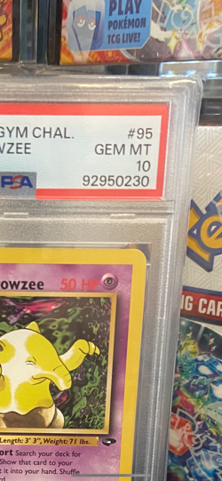 Pokemon Gym challenge 1st edition Sabrina’s Drowzee PSA 10 - Image 3