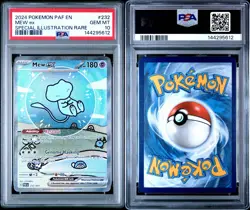 2024 POKEMON PAF EN-PALDEAN FATES SPECIAL ILLUSTRATION RARE #232 MEW EX PSA 10 - Image 3