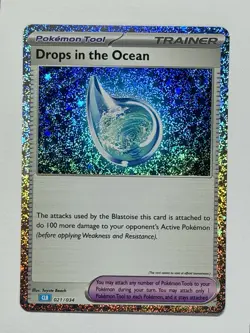 Pokemon TCG - Drops In The Ocean - 021/034 - Classic Collection Blastoise Deck - Image 2