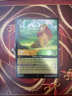 Disney Lorcana- Archazia’s Island- Holo/foil -super Rare- 28/204 - Lady - Image 1