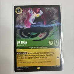 Ursula Deceiver of All Legendary Lorcana Card 91/204 Into the Inklands Regular - Image 1