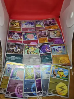 Mixed Modern Chinese Pokemon Card Lot – Gardevoir ex, Gengar, Pikachu + Holos - Image 1
