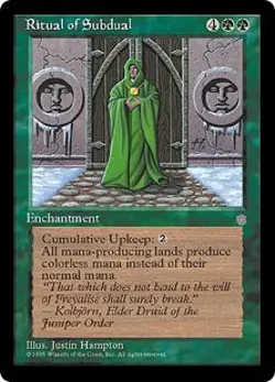 Magic MTG - Rite de subjugation - Ere glaciaire - EXC - FR - Image 1