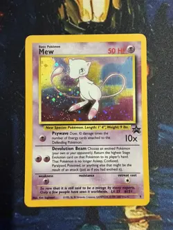 Pokemon TCG WOTC Mew Black Star Promo 9 Holo 1999 Holo - Image 1