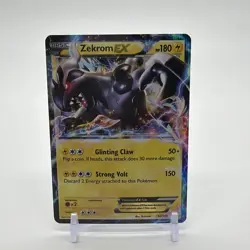 Pokemon TCG Zekrom EX 52/113 Legendary Treasures Basic 180HP Ultra Rare Holo - Image 1