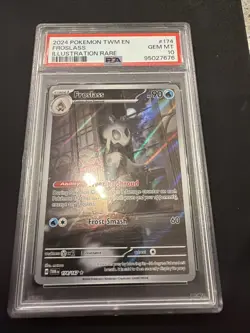 PSA 10 Froslass 174/167 Pokemon Twilight Masquerade Illustration Rare Gem Mint - Image 1