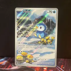 Pokemon TCG Piplup 98/94 Illustration Rare Phantasmal Flames NM - Image 1