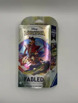 Disney Lorcana TCG: Fabled Starter Deck - Emerald/Ruby - Image 1