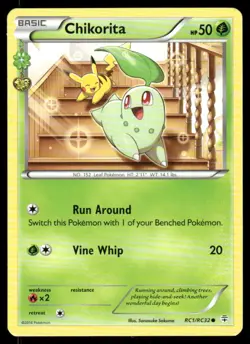 Pokemon Cards Chikorita RC1/RC32 Generations Common NM - Image 1