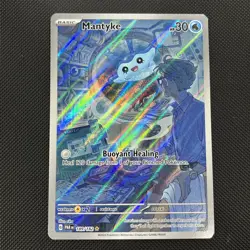 Pokemon Card Mantyke 189/182 Paradox Rift Illustration Rare NM - Image 1