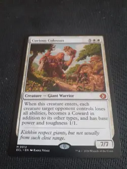 Curious Colossus - MTG Lorwyn Eclipsed - Mythic - 0012 NM - Image 1