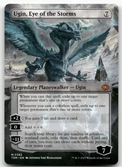 Ugin, Eye of the Storms (Borderless) Tarkir: Dragonstorm Mtg Magic the Gathering - Image 2