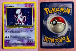 Mewtwo 10/102 Holo | Base Set Unlimited | 1999 WOTC Pokemon TCG Card | DMG Dents - Image 3