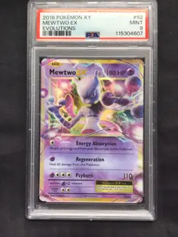 Pokemon Cards: Evolutions Rare Holo: Mewtwo EX 52/108 - Image 2