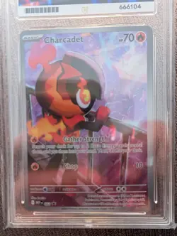 Charcadet 022 Black Star Promo Phantasmal Flames ETB Pokemon TCG ACE 9 Mint - Image 2