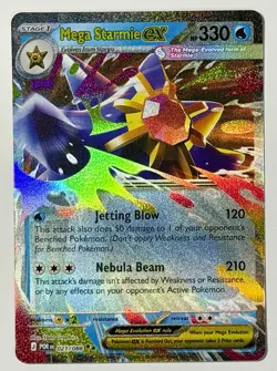 Pokemon TCG: Mega Starmie ex 022/088 2026 Mega Evolution—Perfect Order ME03:POR - Image 1