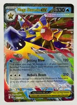 Pokemon TCG: Mega Starmie ex 022/088 2026 Mega Evolution—Perfect Order ME03:POR - Image 2