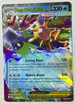 Pokemon TCG: Mega Starmie ex 022/088 2026 Mega Evolution—Perfect Order ME03:POR - Image 3