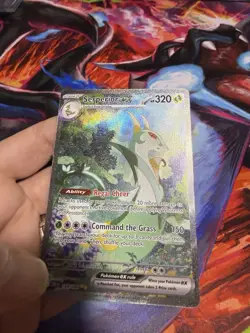 Pokemon Serperior ex 164/086 Holo Special Illustration Rare Sv: Black Bolt NM - Image 3