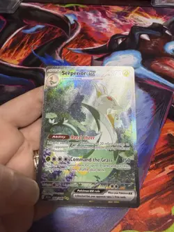 Pokemon Serperior ex 164/086 Holo Special Illustration Rare Sv: Black Bolt NM - Image 5
