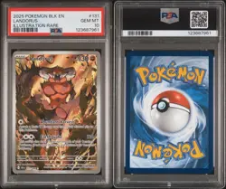 Low Pop 105 Landorus 131/086 Illustration Rare Sv: Black Bolt PSA 10 Pokemon TCG - Image 3