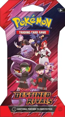 Pokemon TCG: Destined Rivals Sleeved Booster Pack (Random Art) - Image 1