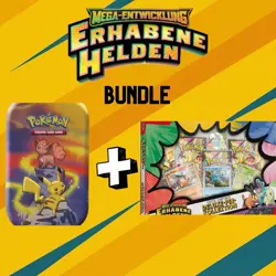 Pokemon Erhabene Helden Deluxe Pin Kollektion + Kanto Starke Tin Bundle Deutsch - Image 1