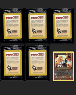 5x SEALED ENTEI [REVERSE HOLO] - 34 - B STAR PROMO - 3RD POKEMON MOVIE - Image 1