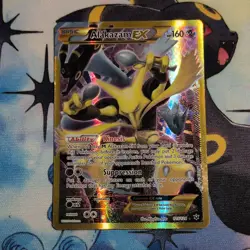 2016 Pokemon XY Fates Collide Alakazam EX F/a Full Art 125/124 Secret Rare LP - Image 1