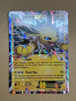 Pokemon TCG Jolteon-EX Generations 28/83 Holo Holo Rare EX - Image 1