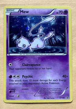 2017 Pokemon Mew #XY192 Black Star Promo Holo Mythical Collection NM - Image 1