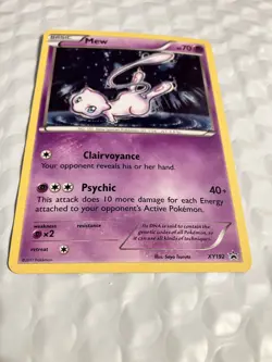 2017 Pokemon Mew #XY192 Black Star Promo Holo Mythical Collection NM - Image 3