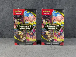 2 x Perfect Order Pokemon Mega Evolution Booster Bundle 12 Packs Total - Image 1