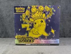 Surging Sparks Pokemon TCG Pokemon Center Elite Trainer Box ETB New Sealed - Image 1