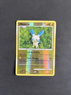 Pokemon TCG Minun Supreme Victors 71/147 Reverse Holo Uncommon 2009 - LP - Image 1